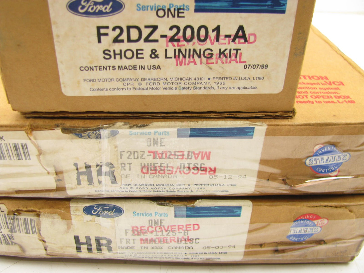 NEW GENUINE OEM Ford FRONT Brake Pads & Rotors Set Kit - 1986-1993 Taurus Sable