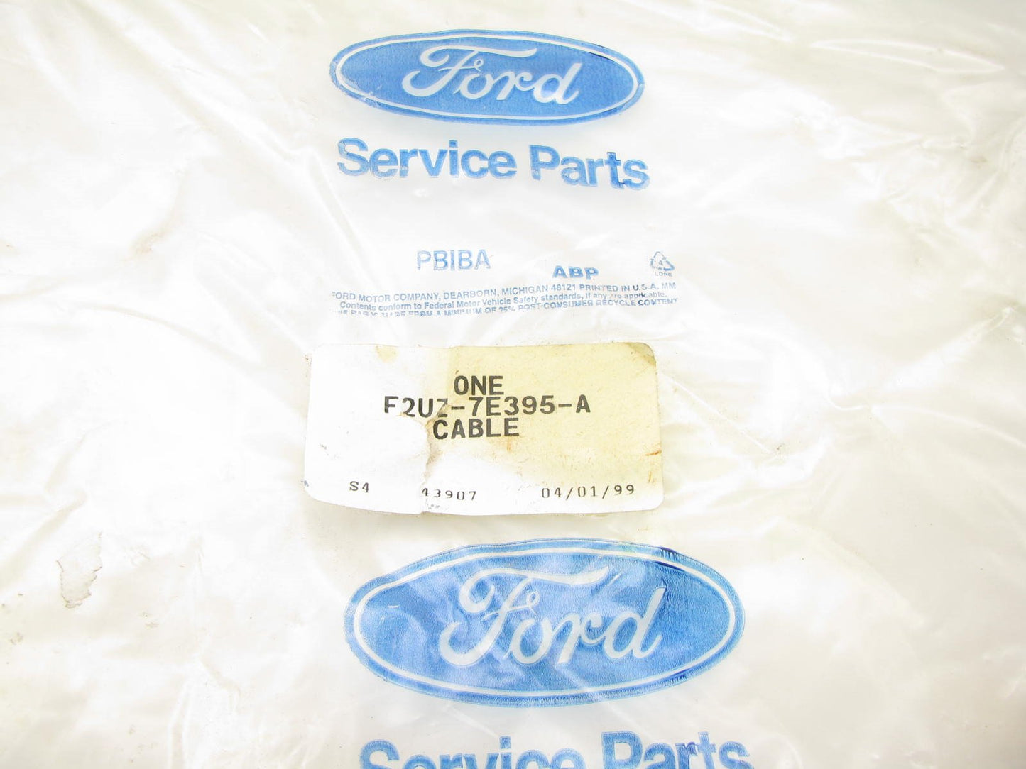NEW - OEM Ford F2UZ-7E395-A AutoTransmission Shift Cable 1992-96 E150 E250 E350