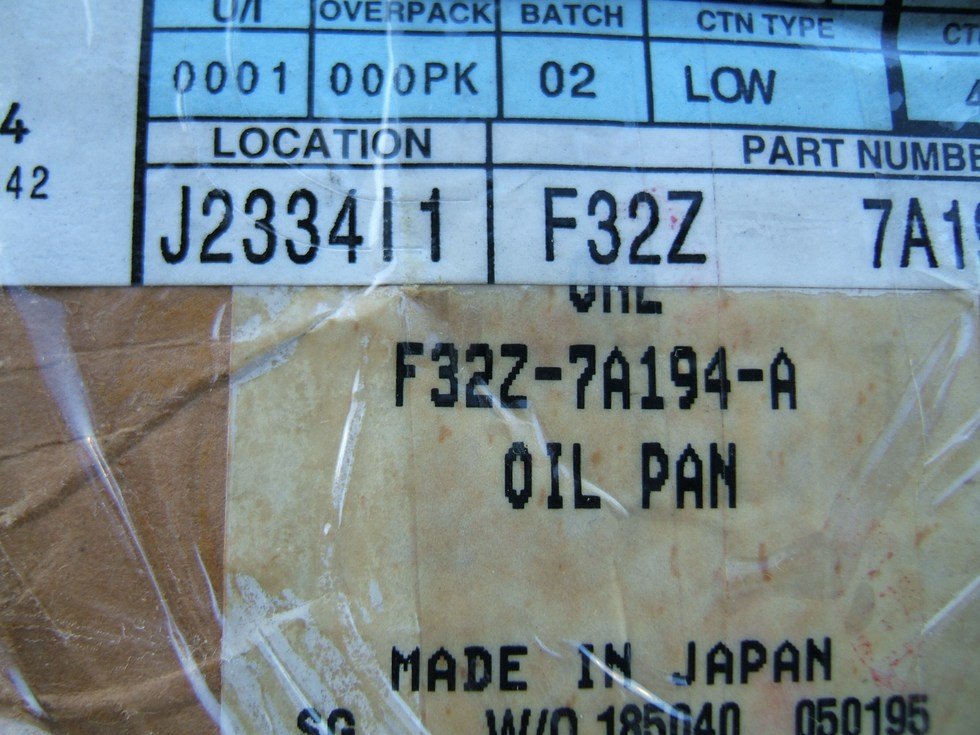 NEW - OEM Ford F32Z-7A194-A Automatic Transmission Oil Pan - Mazda 4EAT