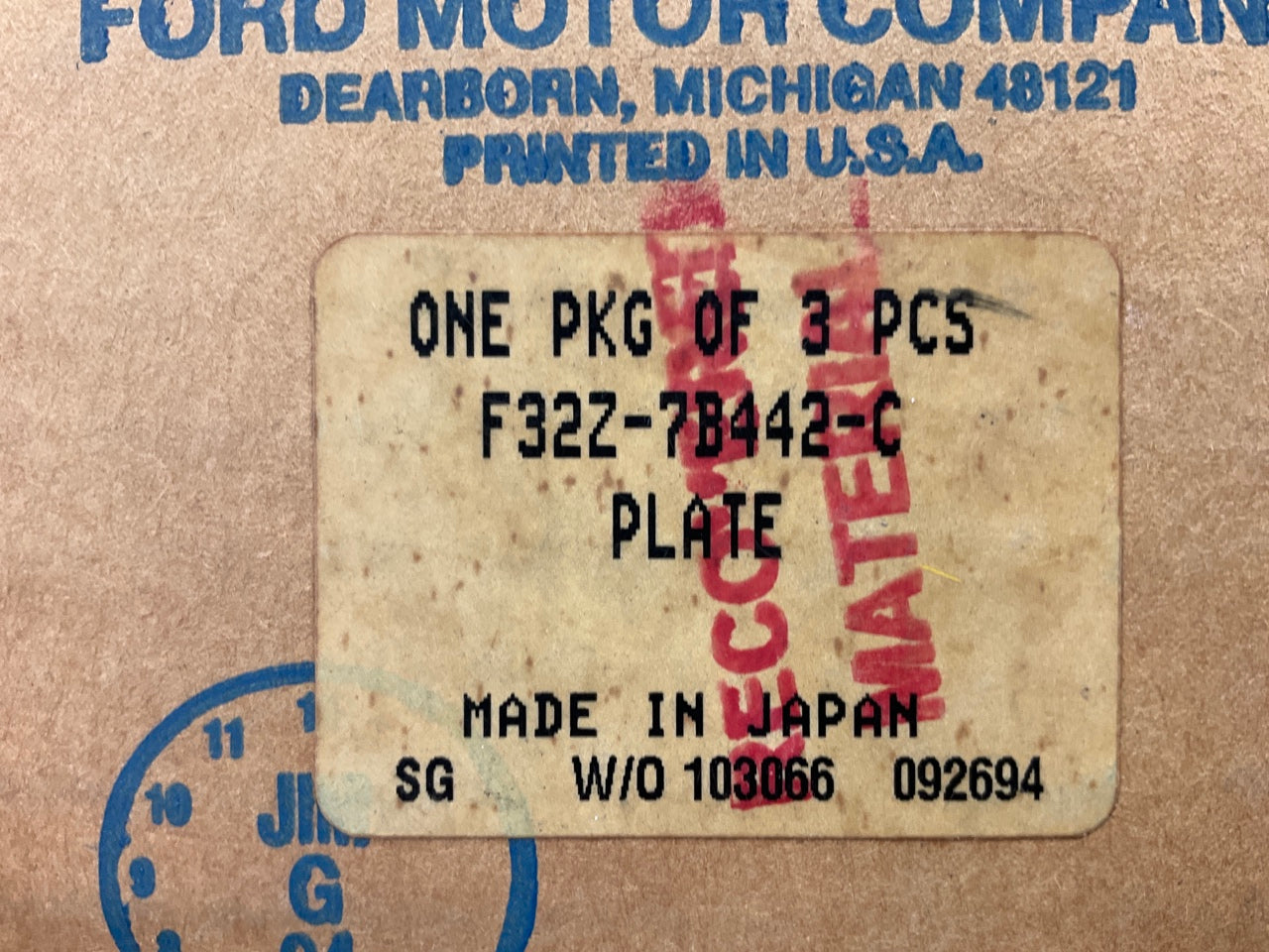 (3) NEW - OEM Ford F32Z-7B442-C Automatic Transmission Forward Clutch Plate 4EAT