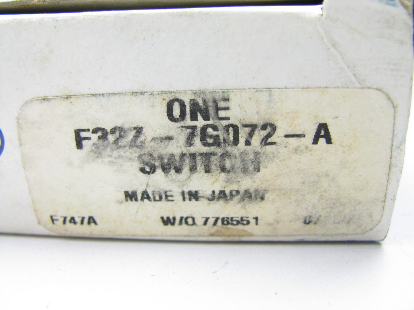 NEW GENUINE OEM Ford F32Z-7G072-A Back Up Light Reverse Lamp Switch Manual Trans