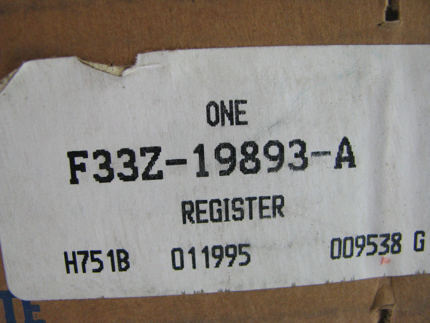 NEW - OEM Ford F33Z-19893-A HVAC Air Vent Register 1993 Tempo & Topaz