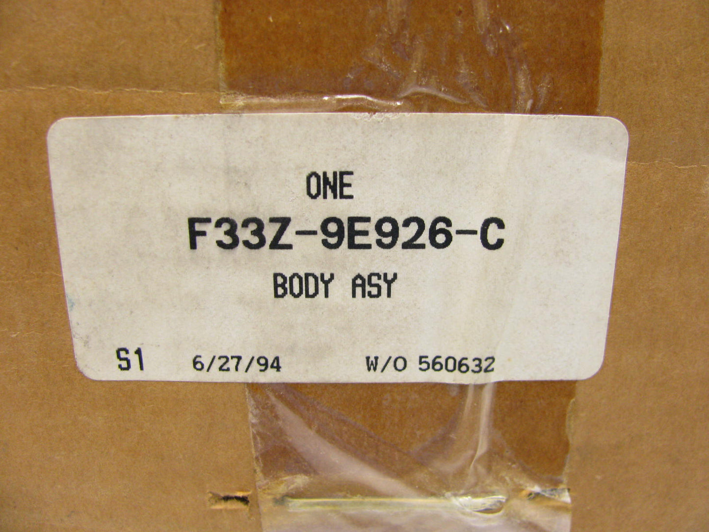 NEW - OEM Ford F33Z-9E926-C Throttle Body & Sensor 1992-94 Tempo Topaz 2.3L Auto