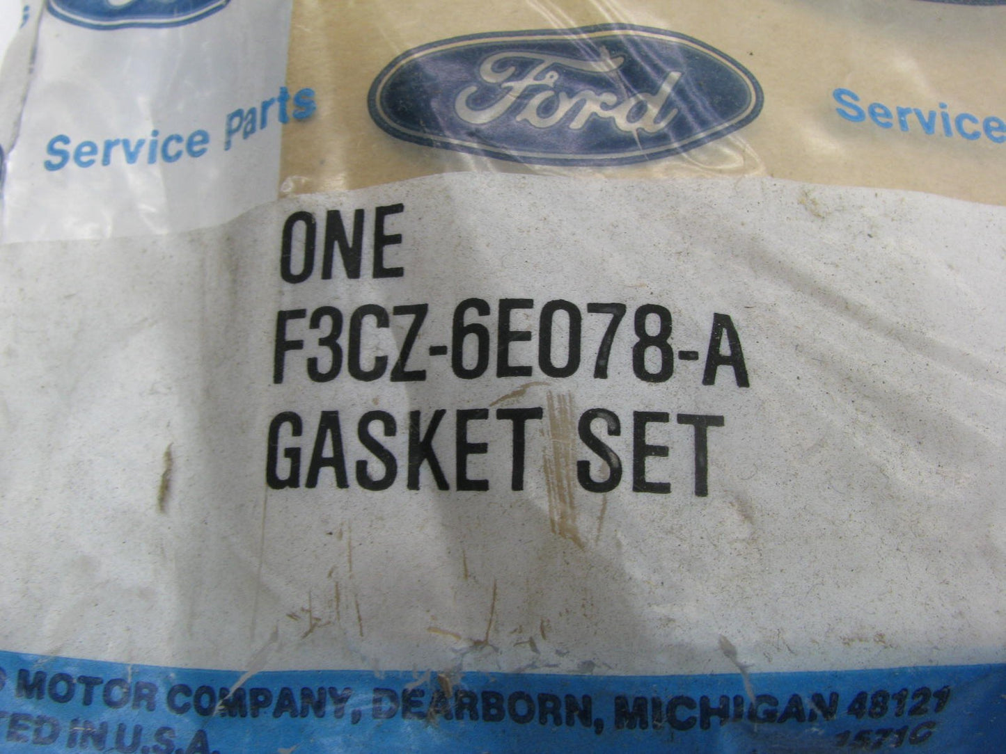 NEW GENUINE OEM Ford F3CZ-6E078-A Conversion (Lower) Gasket Set