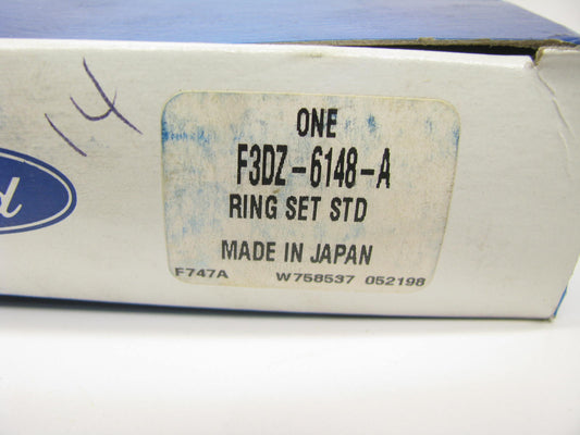 NEW - OEM Ford F3DZ-6148-A Single Piston Ring Set STD 1993-1995 Taurus SHO 3.2L