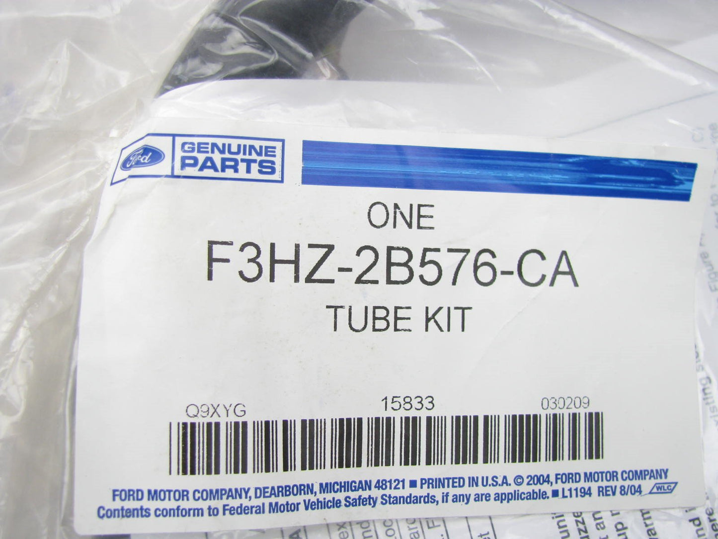 NEW GENUINE OEM Ford F3HZ-2B576-CA Hydromax Brake Booster Hose Tube Semi Truck