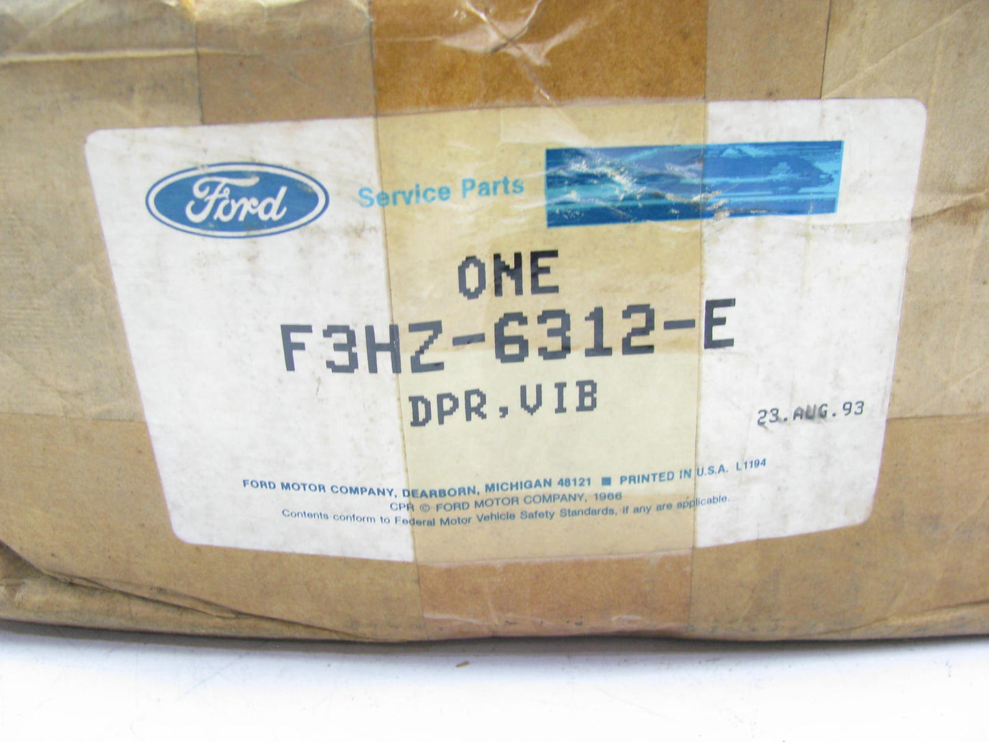 NEW - OEM Ford F3HZ-6312-E Harmonic Balancer 1993-97 FD1460 8.3L Diesel 3925567