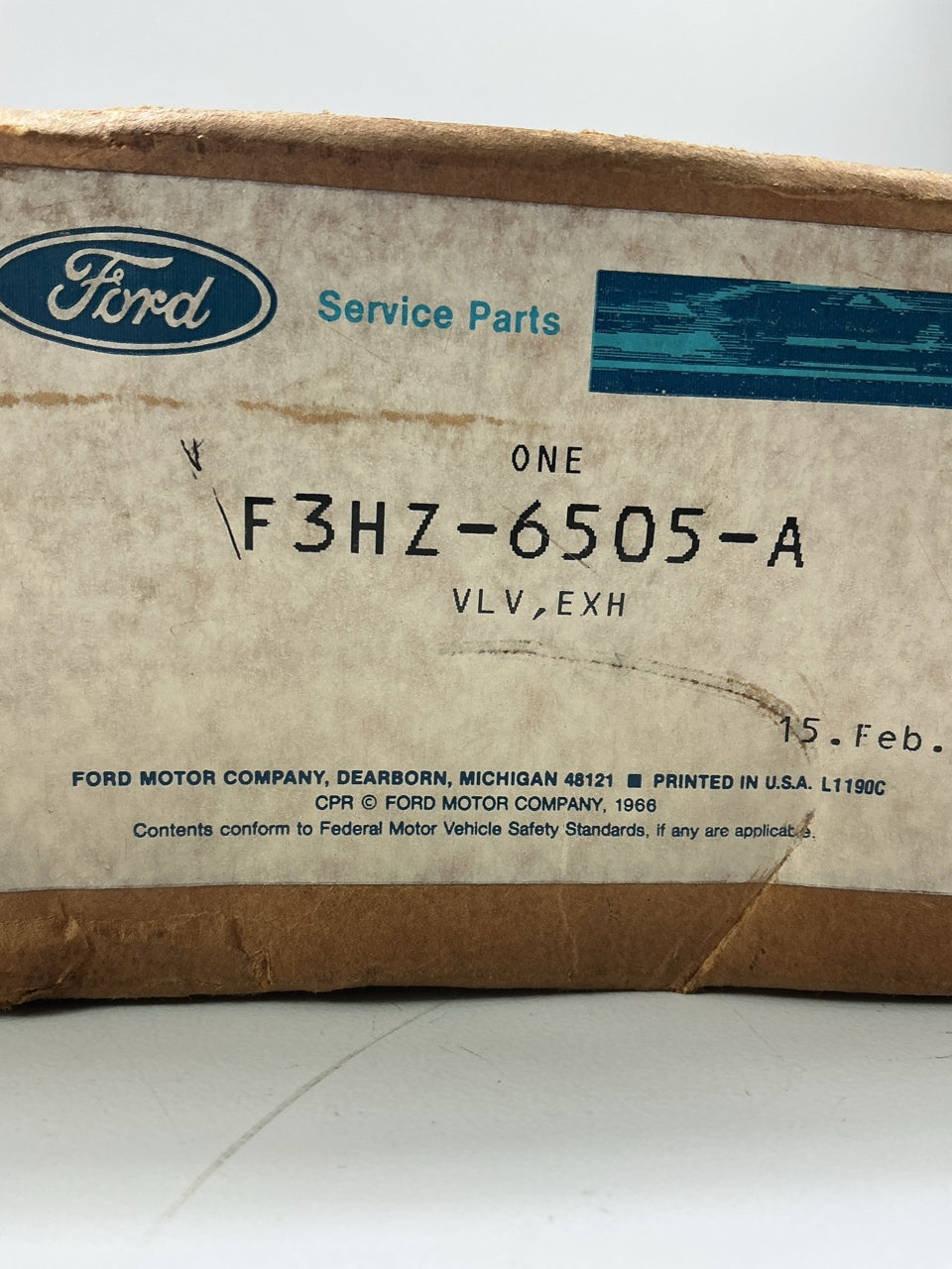 NEW - OEM Ford F3HZ-6505-A Engine Exhaust Valve For 1993-1997 FD1060 5.9L-L6