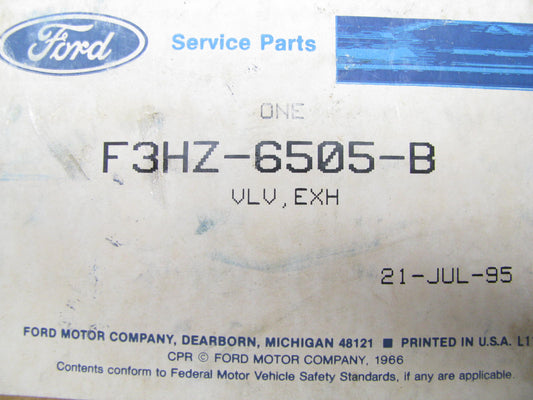 NEW OEM Ford F3HZ-6505-B Exhaust Valve 1993-1994 FD1460 6C CT 6CTA 3802085