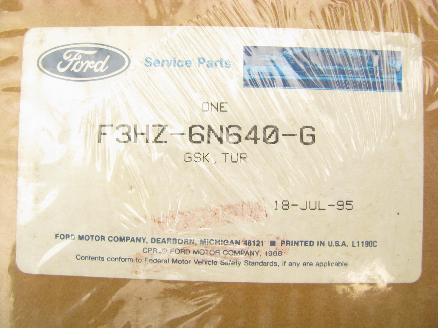 NEW - OEM Ford F3HZ-6N640-G Turbocharger Exhaust Manifold Gasket FD1060-L6