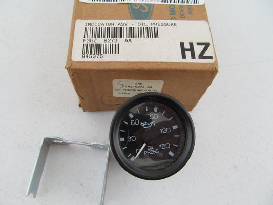 NOS OEM Ford F3HZ-9273-AA Oil Pressure Gauge - 1993-UP HD TRUCK