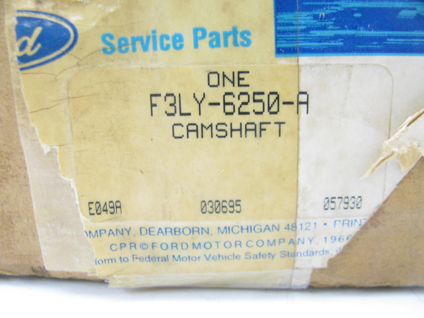 OEM Ford F3LY-6250-A Camshaft RH Exhaust DOHC Ford V8