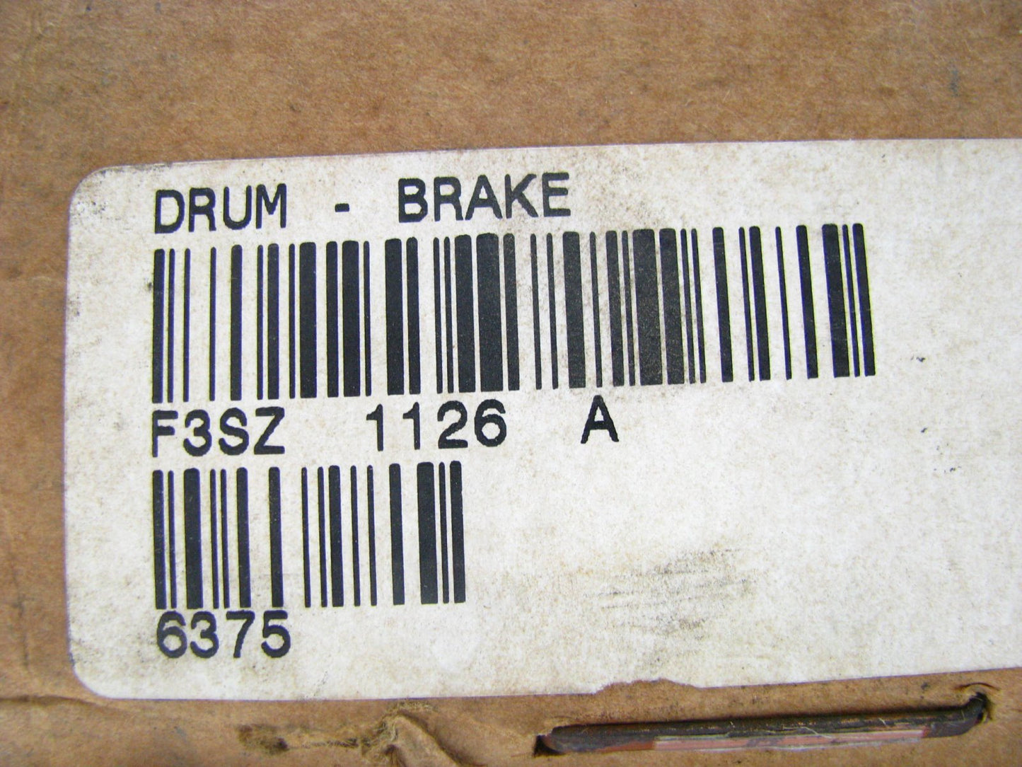 (1) NEW GENUINE OEM Ford F3SZ-1126-A REAR Brake Drum
