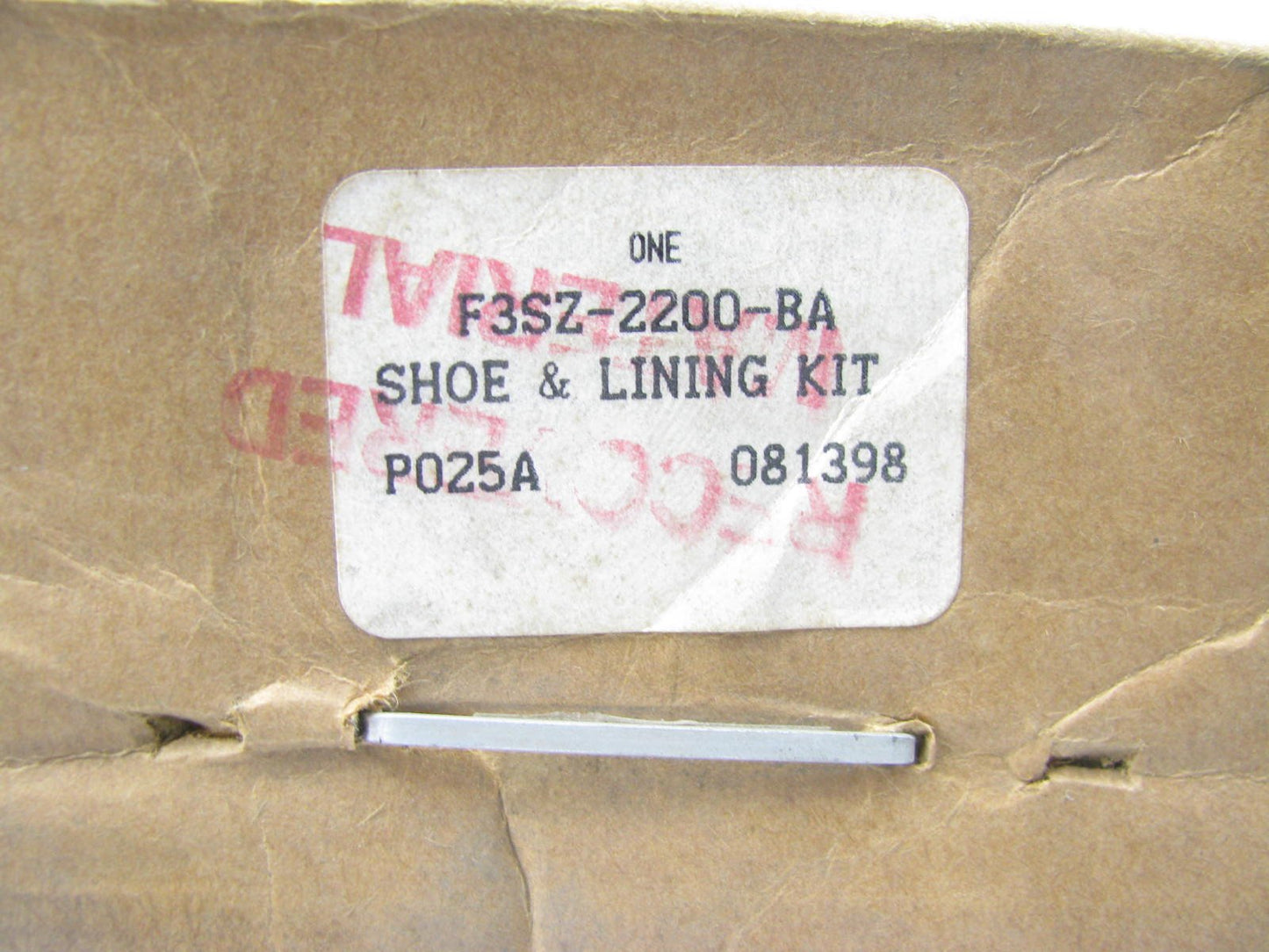 NEW GENUINE OEM Ford F3SZ-2200-BA REAR Brake Pads