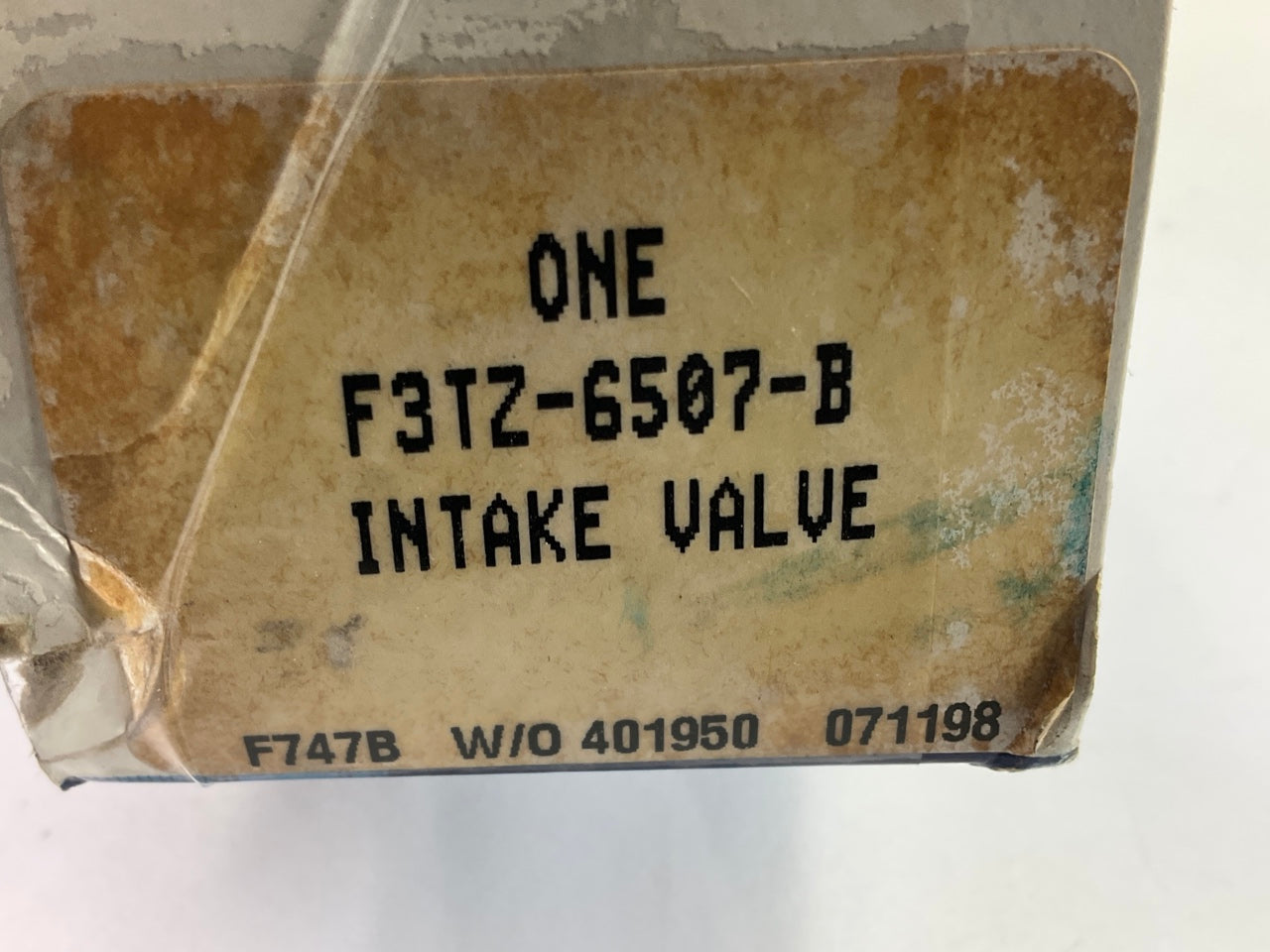 NEW - OEM Ford F3TZ-6507-B Engine Intake Valve 1993-2001 5.0L 5.8L-V8