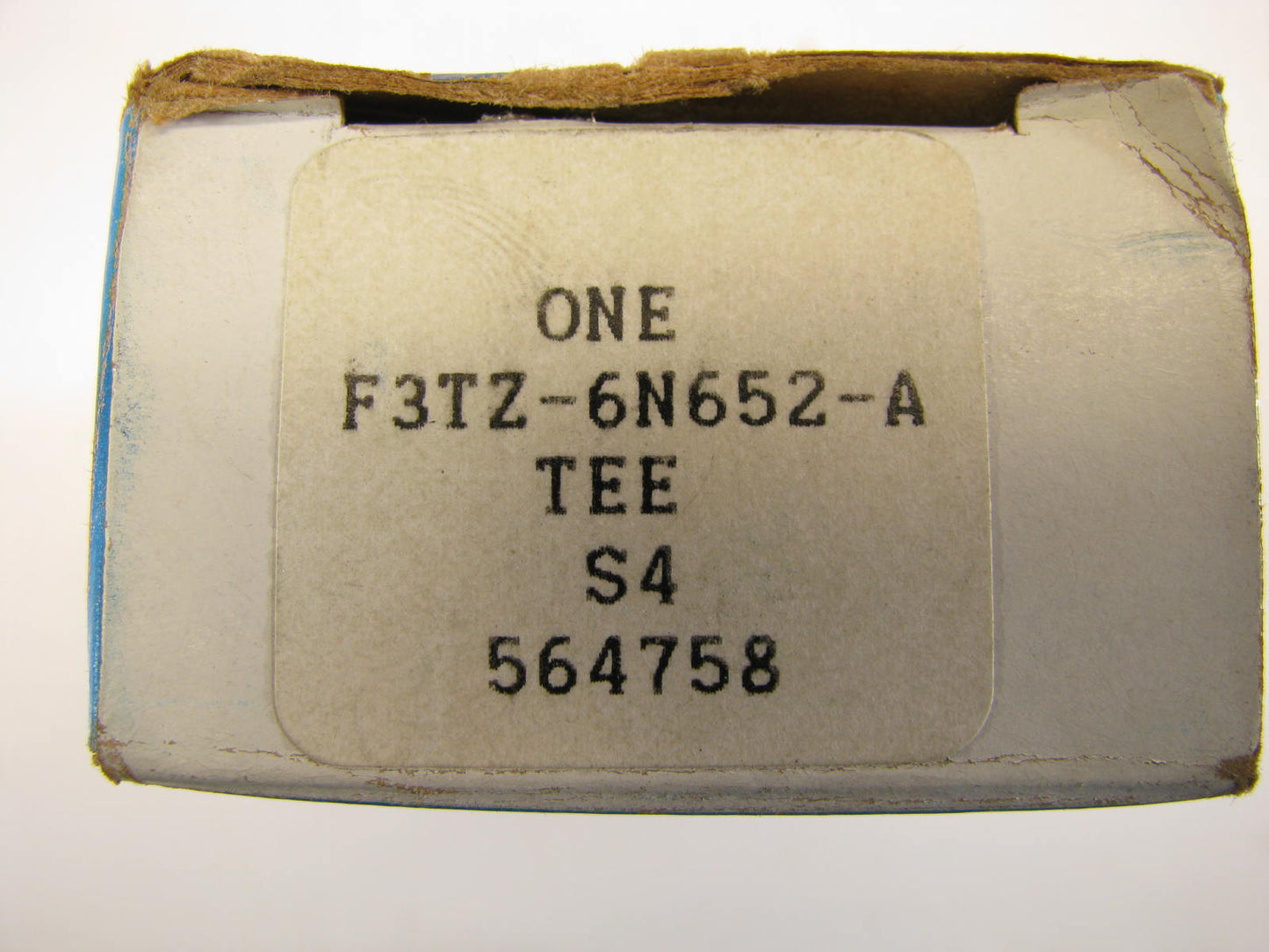NEW - OEM Ford F3TZ-6N652-A Turbo Oil Inlet Tee 94-04 7.3L-V8 Diesel Powerstroke