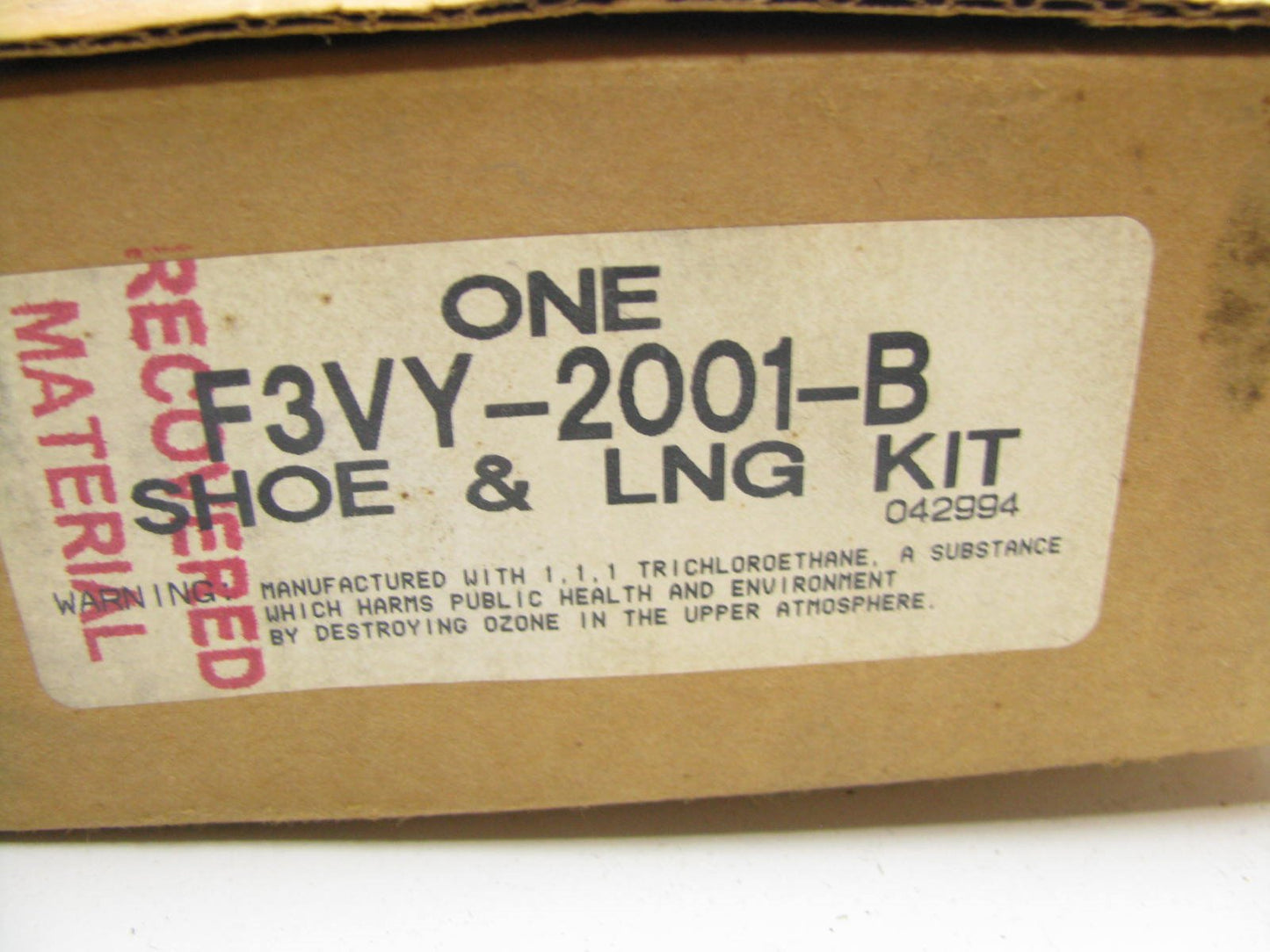 NEW GENUINE OEM Ford FRONT Disc Brake Pads F3VY-2001-B
