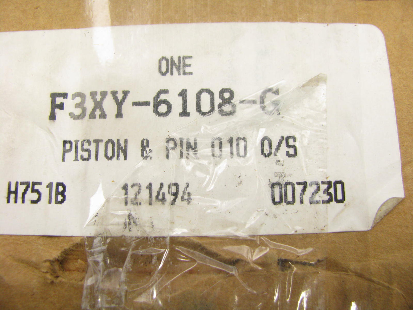 (6) NEW GENUINE OEM Pistons For 1993-1998 Nissan Quest, Villager 0.010'' Oversize