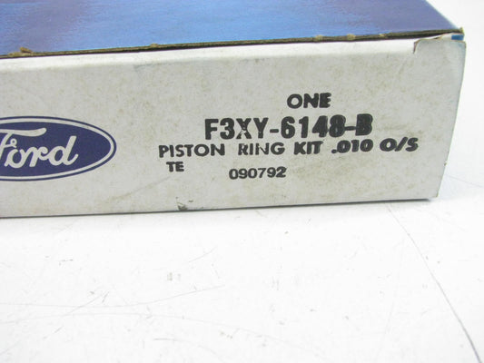 Ford F3XY-6148-B Piston Rings Set 0.010'' Oversize - For Nissan / Ford 3.0L VG30