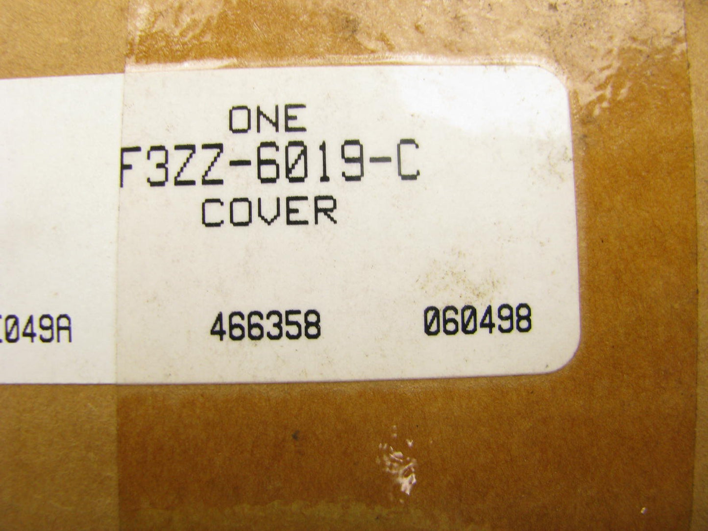 NEW - 1993-1994 Ford 2.3L OHC 4 Cyl. Lower Timing Cover F3ZZ-6019-C Seal-holder