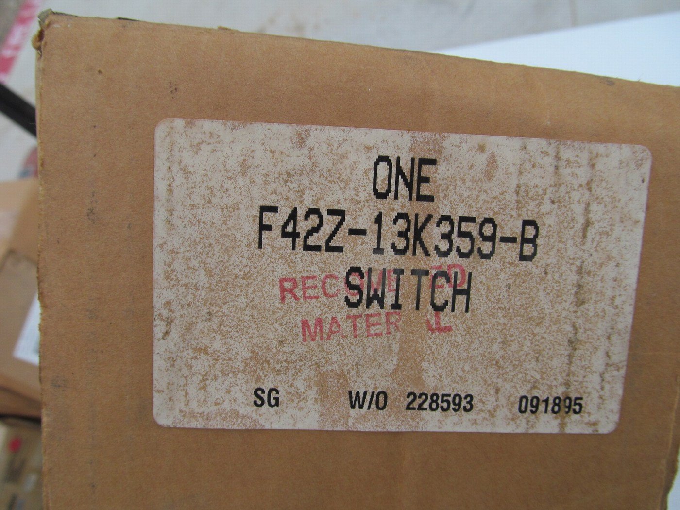 NEW - OEM Ford F42Z-13K359-B Turn Signal & Wiper Combination Switch 95-97 Probe