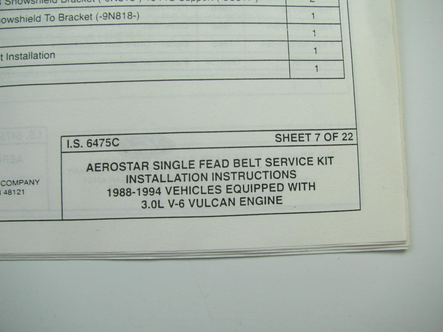NEW OUT OF BOX GENUINE OEM Ford F49E-8620-B3A Serpentine Drive Belt