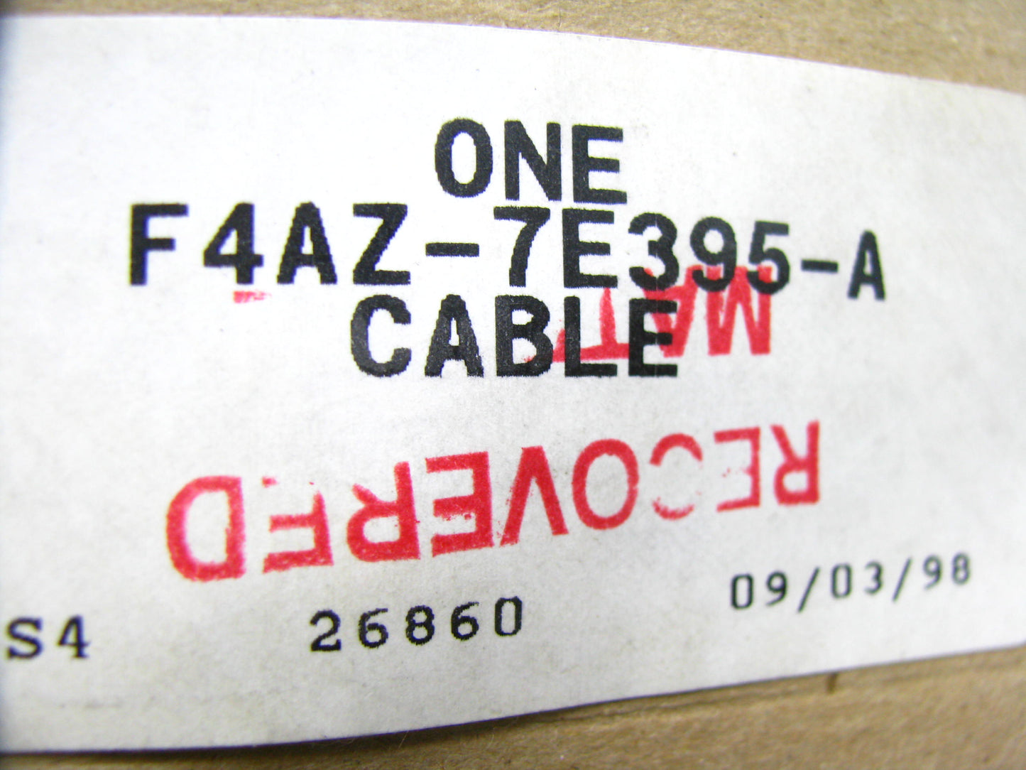 NEW OEM Ford F4AZ-7E395-A Shift Control Cable 1994 Crown Victoria Town Car 4R70W