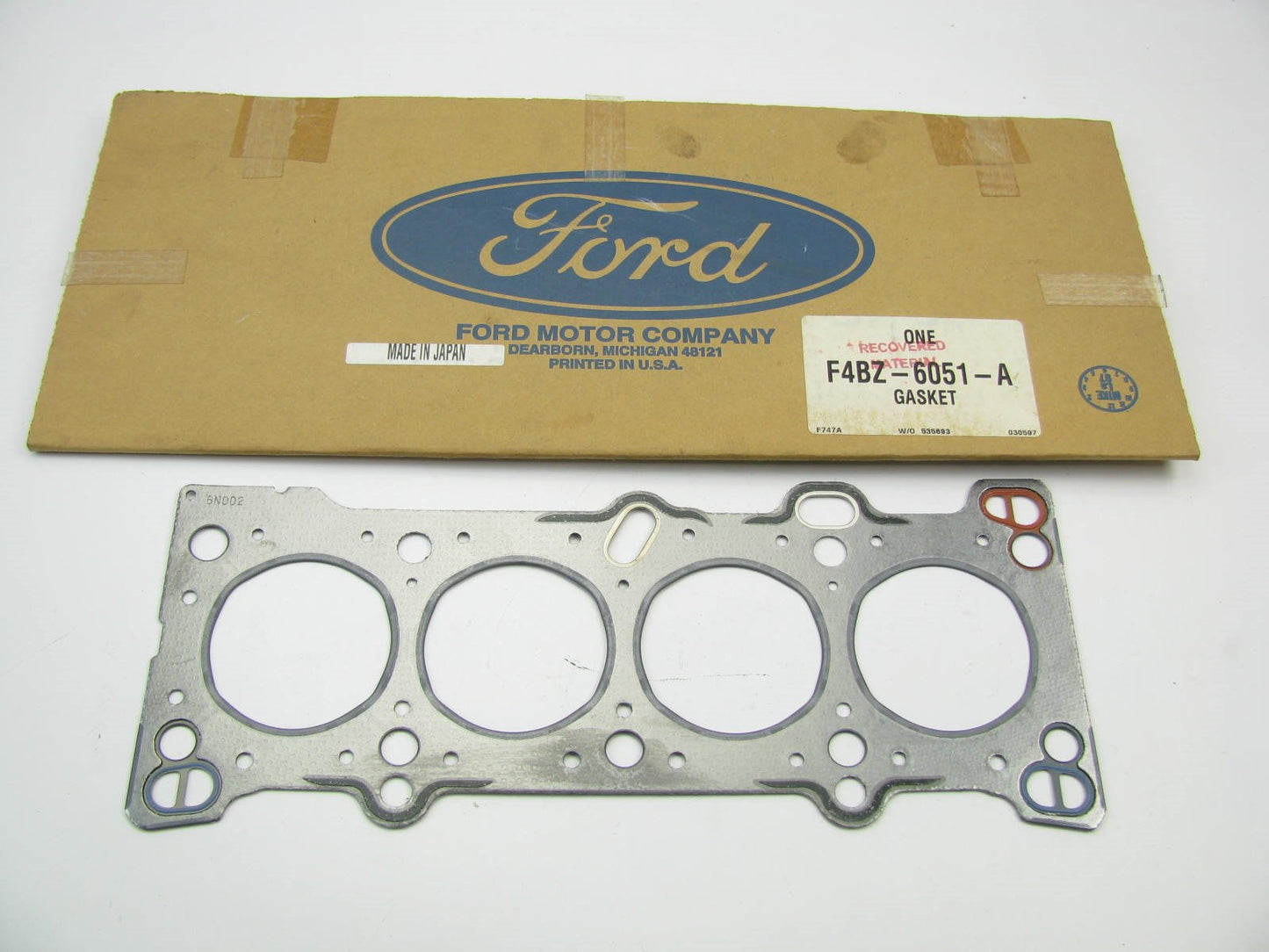 NEW GENUINE OEM 1994-1997 Ford Aspire Engine Cylinder Head Gasket F4BZ-6051-A