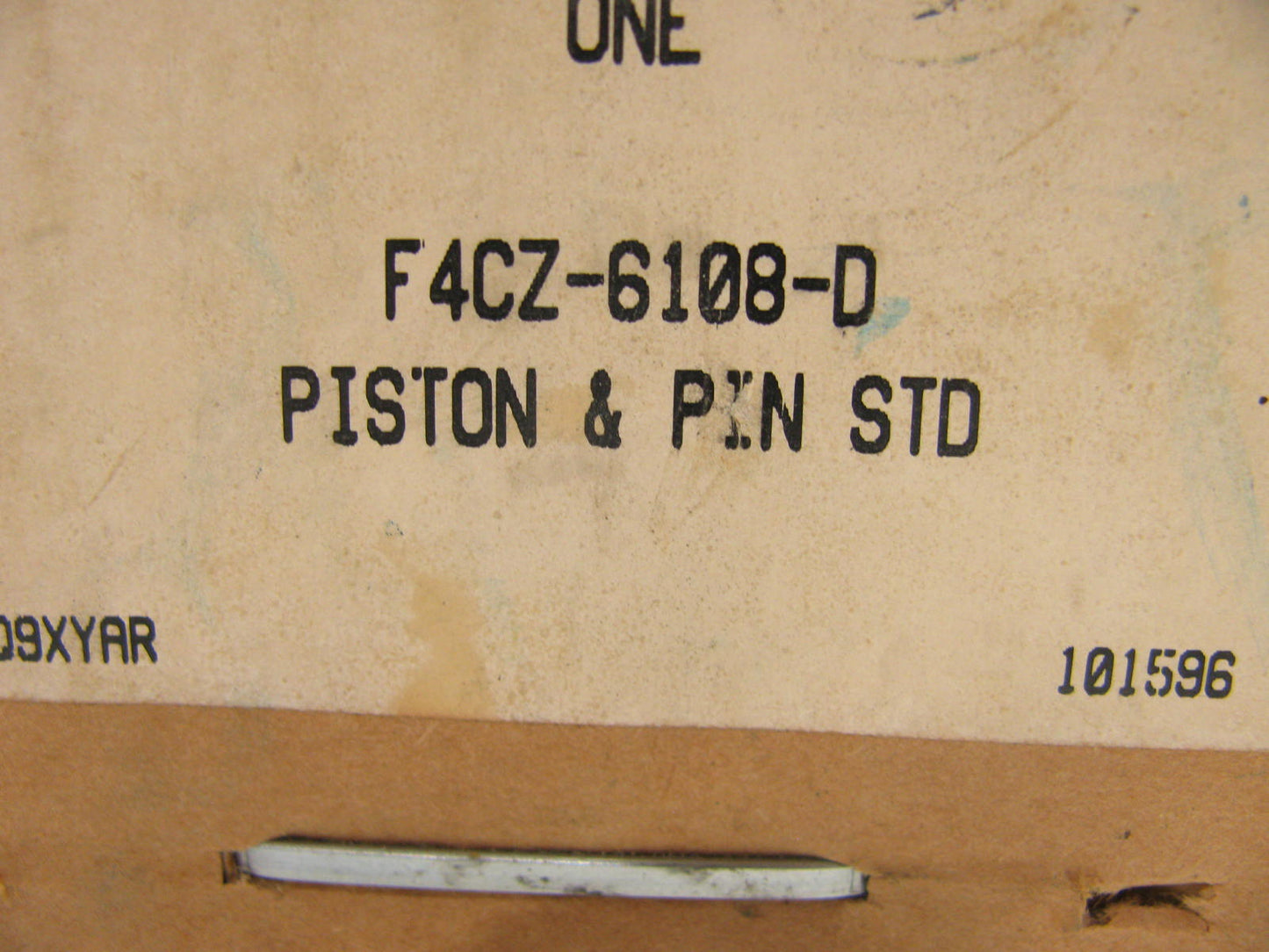 NEW - OEM Ford F4CZ-6108-D Engine Piston - STD RED 1995-1996 Escort Tracer 1.9L