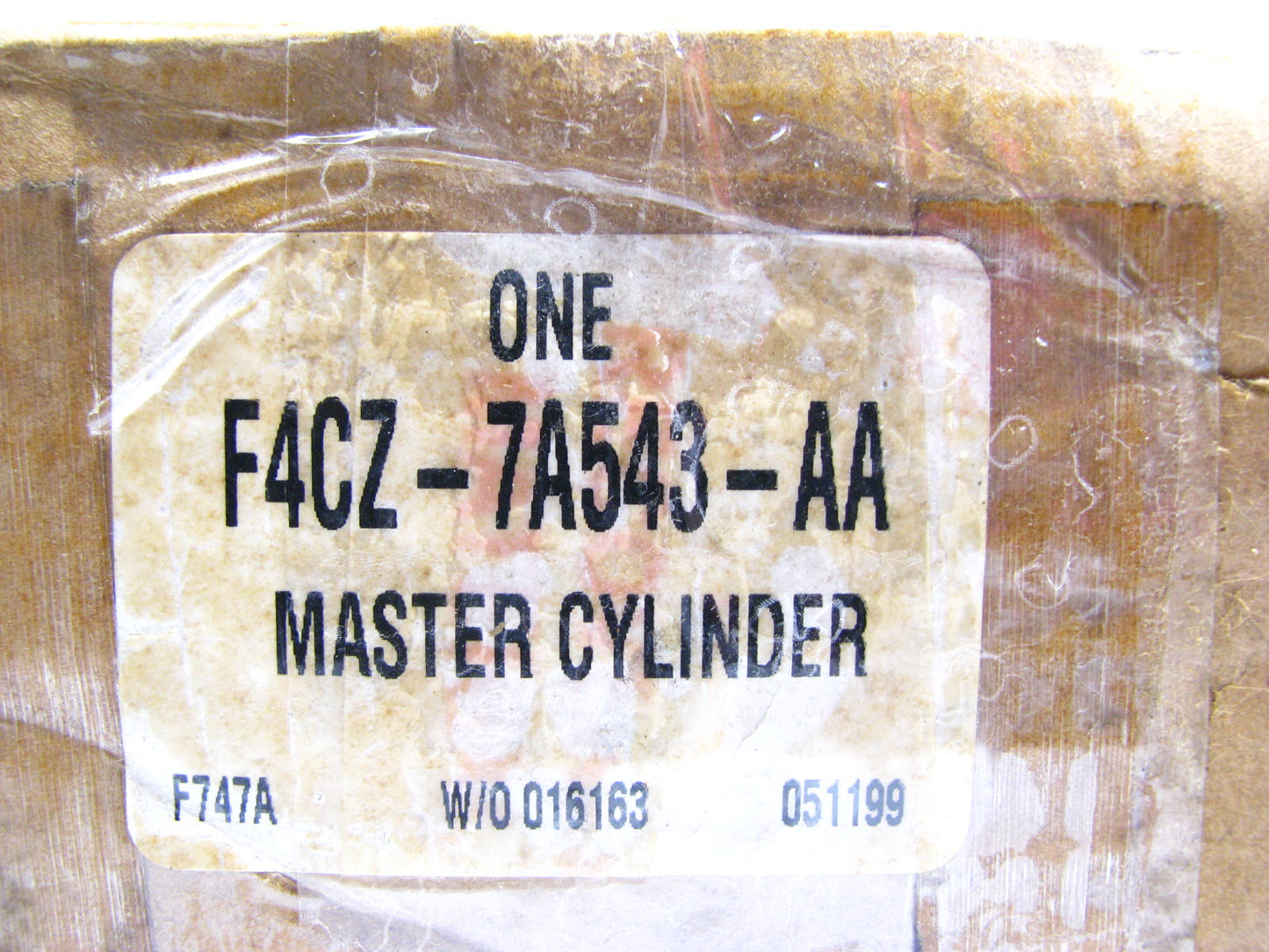 NEW - OEM Ford F4CZ-7A543-AA Clutch Master Cylinder 1991-1996 Escort & Tracer