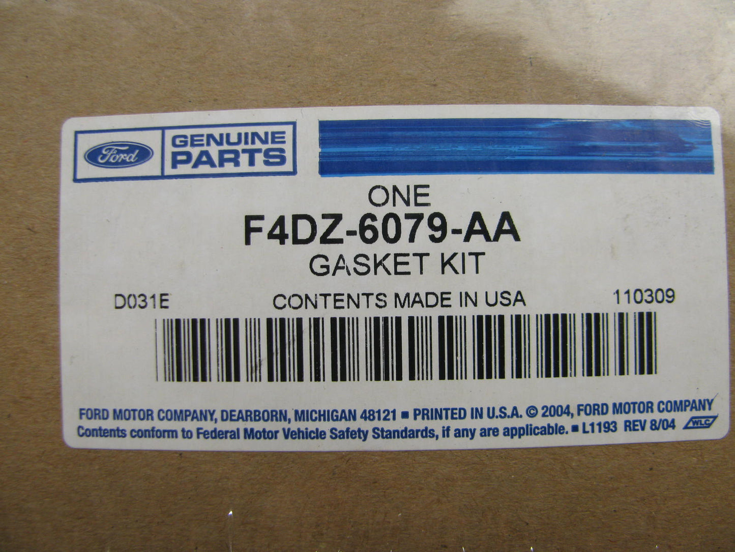 NEW GENUINE OEM 1994-1995 Ford 3.8L ONLY Cylinder Head Gasket Set F4DZ-6079-AA