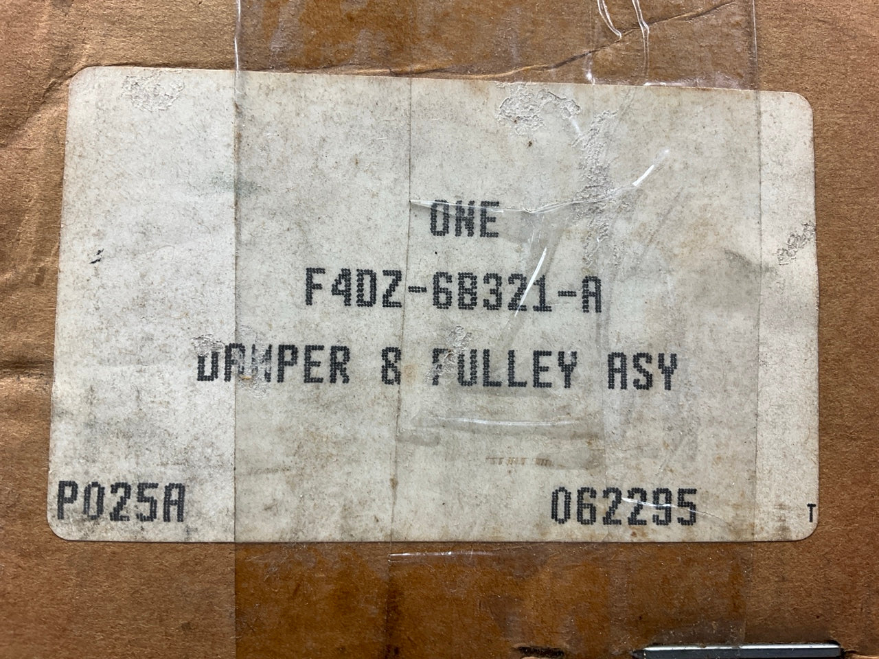 NEW - OEM Ford F4DZ-6B321-A Engine Harmonic Balancer & Pully 1994-1997 3.8L-V6