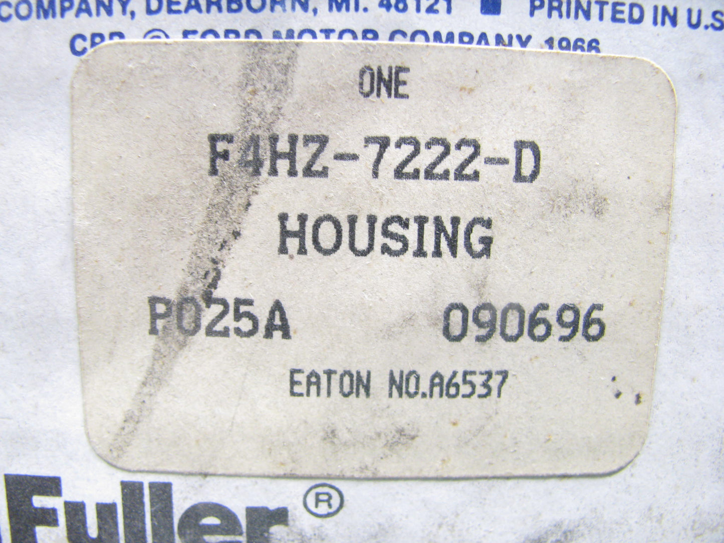 NEW - OEM Ford F4HZ-7222-D Manual Transmission Gearshift Housing