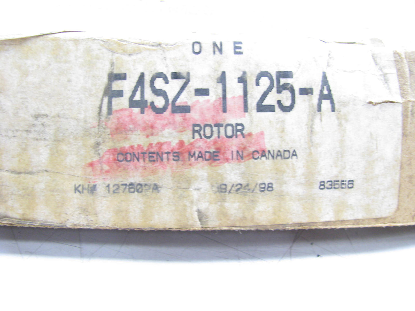 (2) NEW - OEM Ford F4SZ-1125-A Front Disc Brake Rotors PAIR