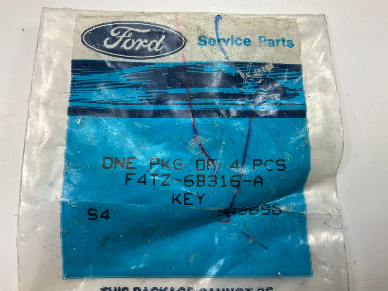 (4) NEW - OEM Ford F4TZ-6B316-A Crankshaft Key 1994-2003 7.3L Powerstroke Diesel
