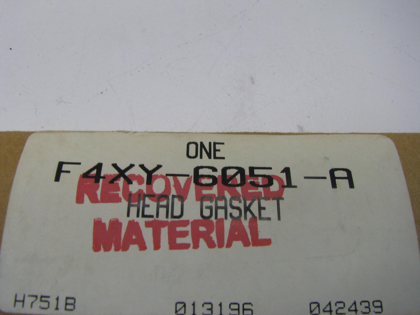 New OEM Ford F4XY-6051-A Engine Cylinder Head Gasket 1994-97 Villager 3.0L, V6
