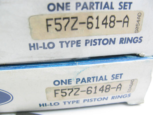 NEW - OEM Ford F57Z-6148-A-2 Complete Piston Ring Set STD 95-01 Ranger 2.3L 2.5L