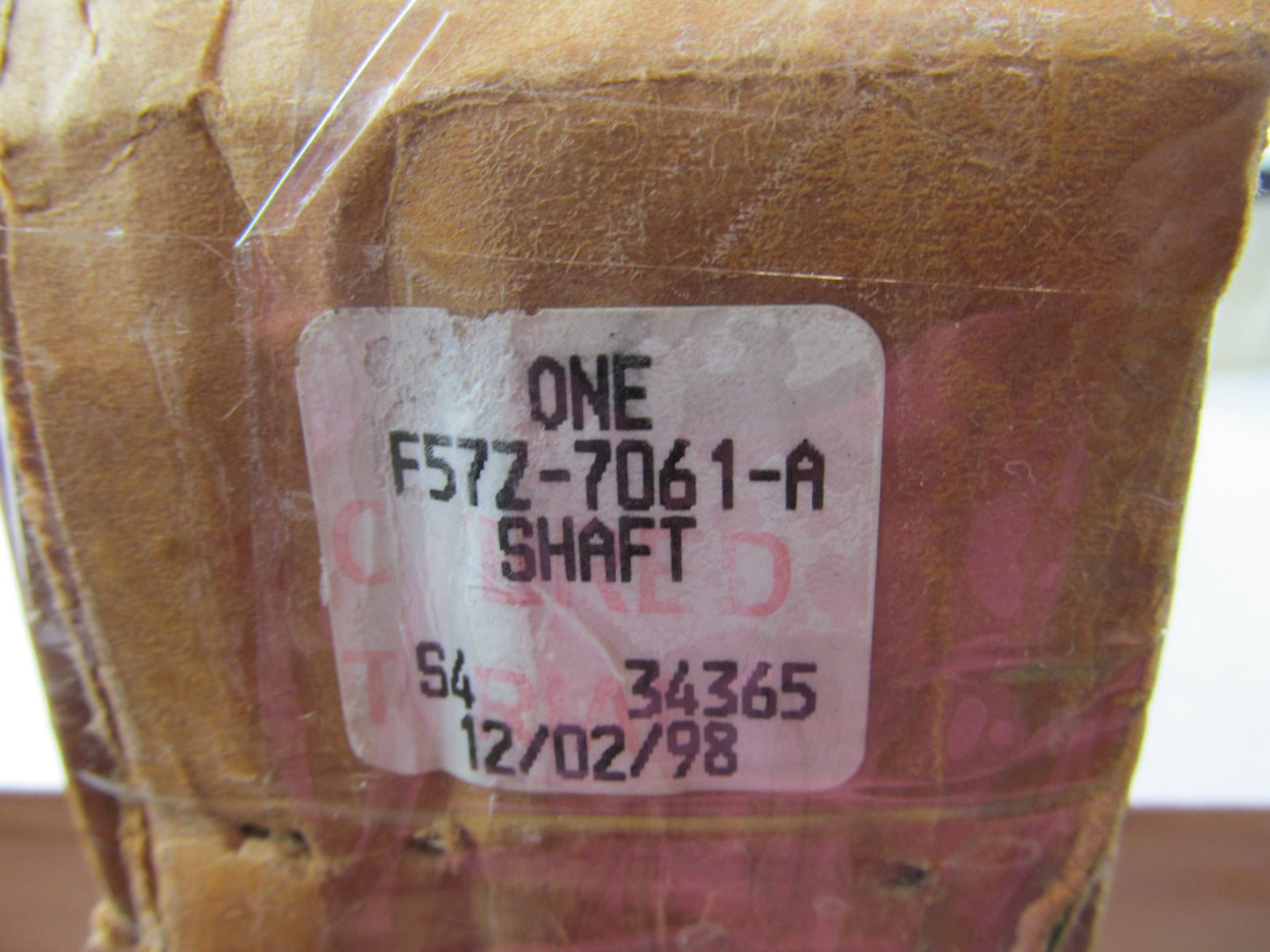 OEM Ford BW4405 Transfer Rear Output Shaft F57Z7061A F57Z-7061-A