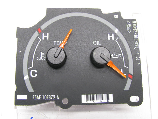 NEW - OEM Ford F5AZ-10883-A Water Temp & Oil Pressure Gauge 1995 Crown Victoria