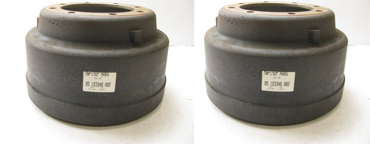 (2) OEM Ford F5HZ-1126-G Rear Brake Drums For 16.50'' X 7'' Brakes 85-123348-002