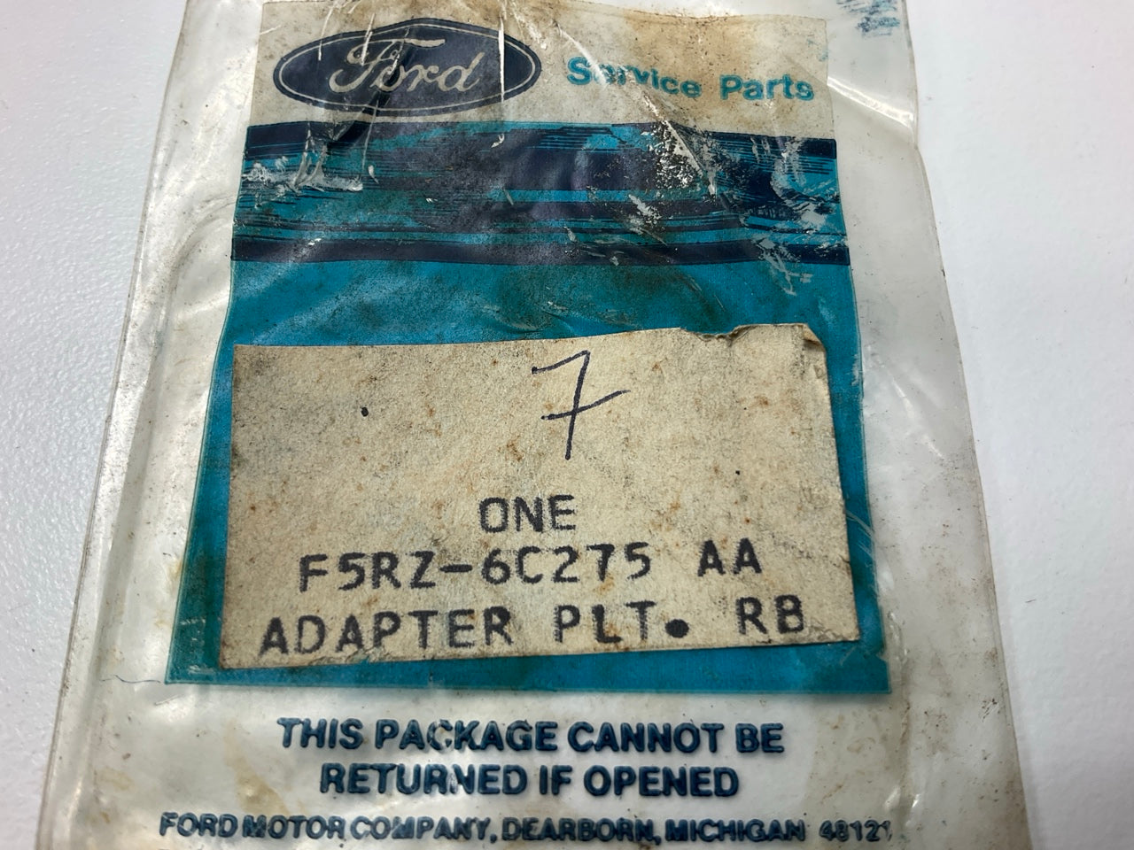 NEW - OEM Ford F5RZ-6C275-AA Right Timing Chain Tensioner Adapter 1995 2.5L-V6
