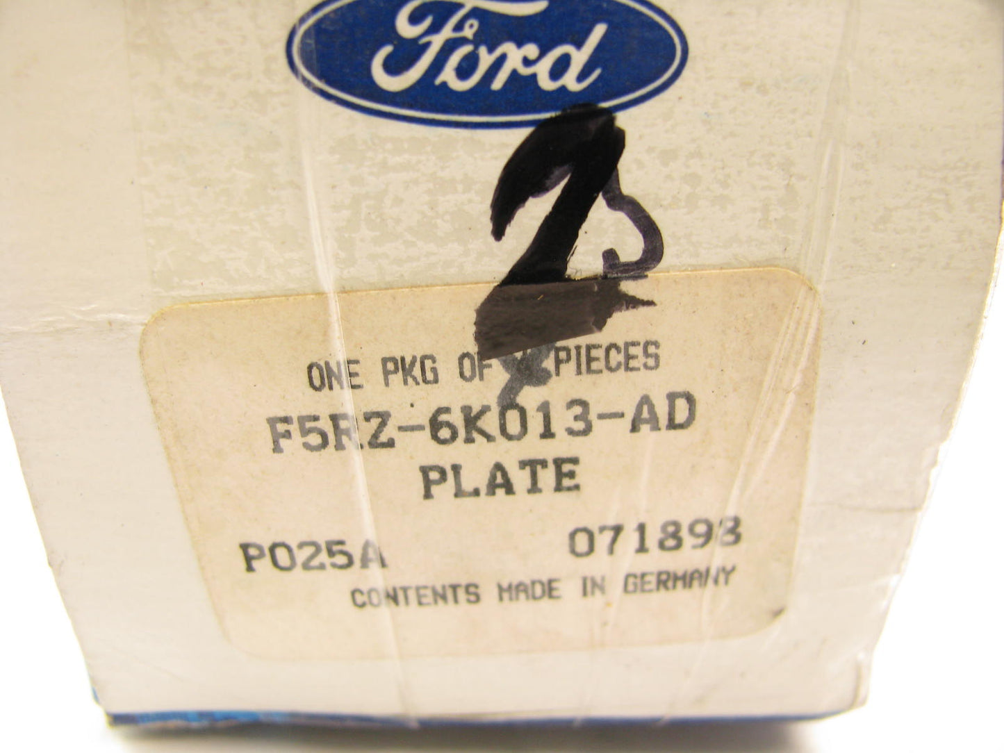 (2) NEW - OEM Ford F5RZ-6K013-AD Engine Front Mounting Plate 1995-2000 2.0L 2.5L