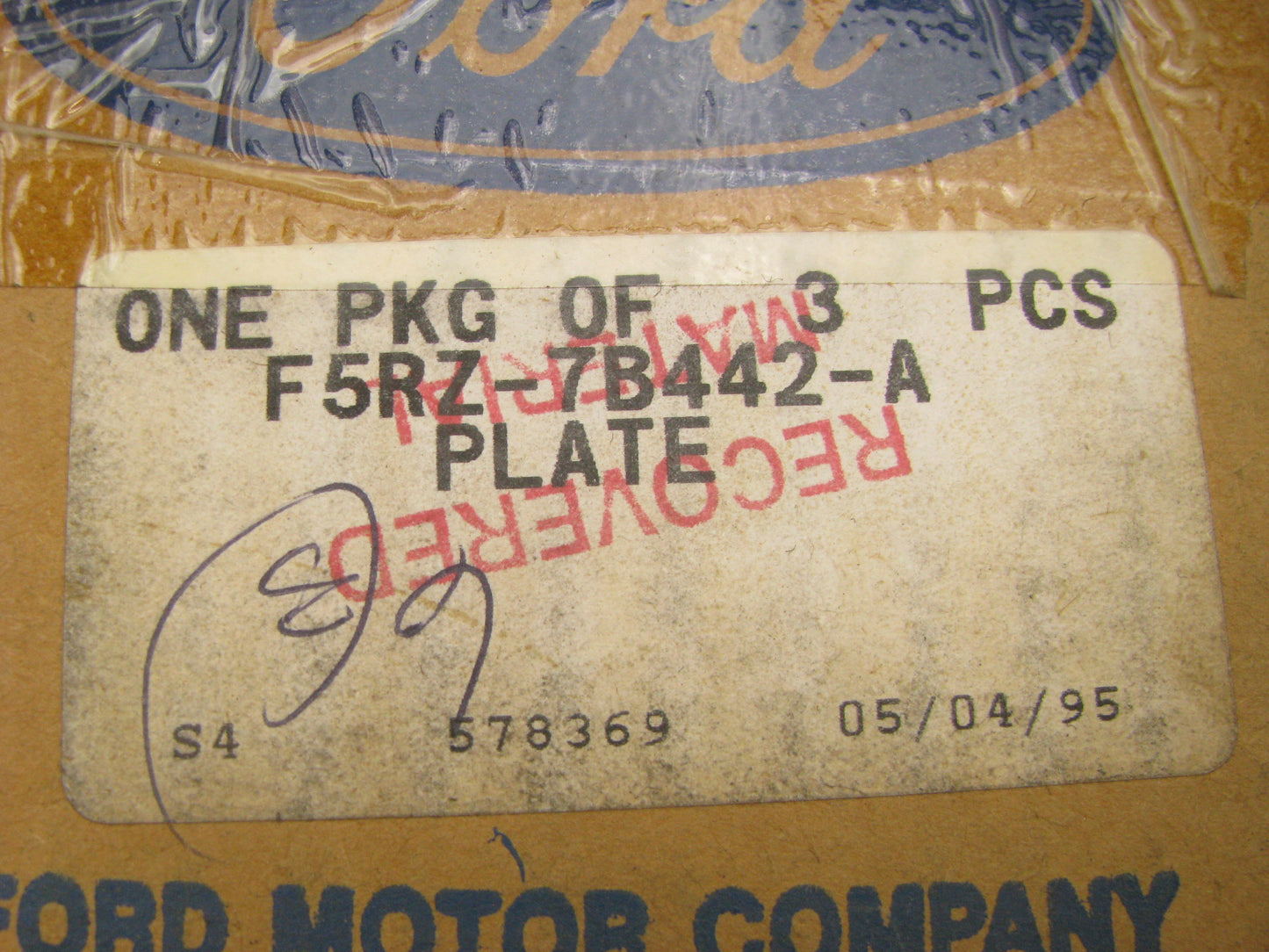 (3) NEW - OEM Ford F5RZ-7B442-A Auto Trans Direct Clutch Steel Plate 0.118'' CD4E
