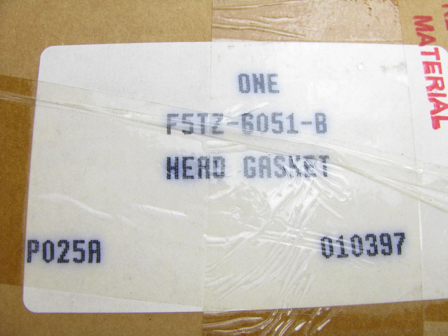NEW - OEM Ford F5TZ-6051-B Left Cylinder Head Gasket 1995-2001 4.0L