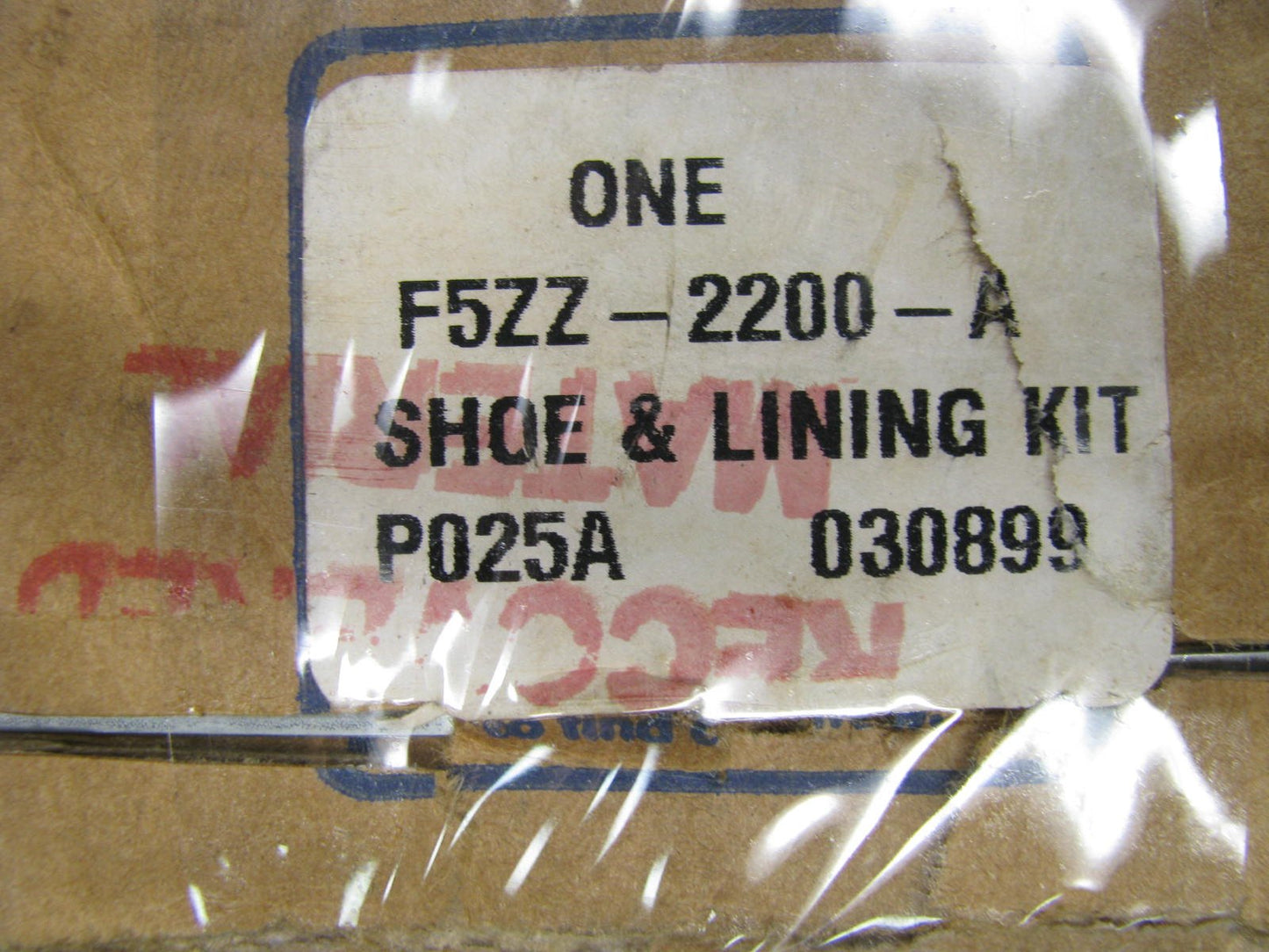 NEW GENUINE - OEM Ford F5ZZ-2200-A REAR Disc Brake Pads 1994-2002 Ford Mustang