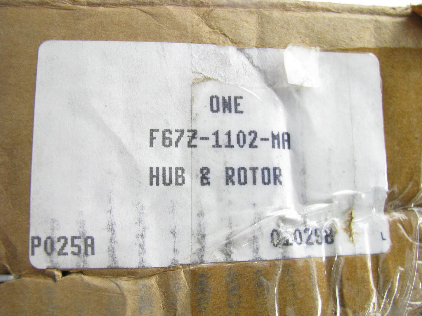 NEW - OEM Ford F67Z-1102-MA Front Disc Brake Rotor & Hub Assembly - 4WD ONLY