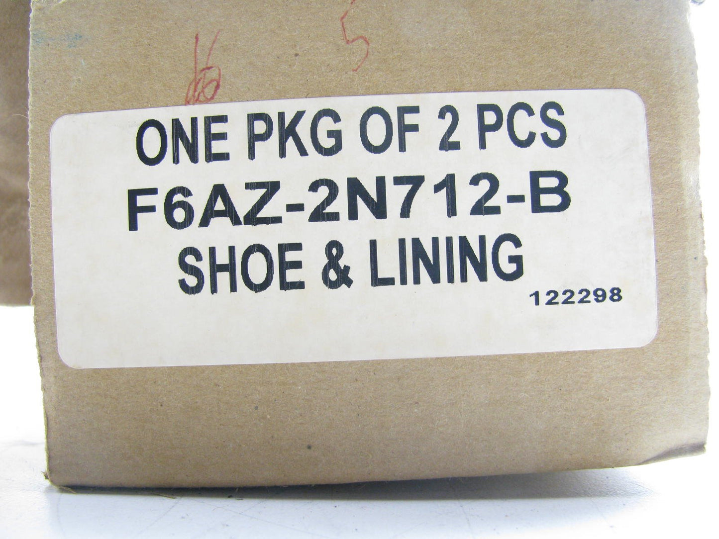 New Genuine OEM Ford F6AZ-2N712-B PARKING Brake Shoes - Does ONE WHEEL ONLY