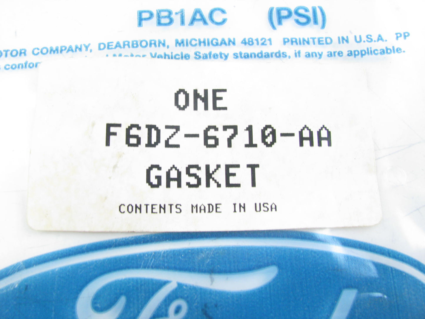 NEW GENUINE OEM Ford F6DZ-6710-AA Engine Oil Pan Gasket - 1995-2000 Ford 2.5L V6