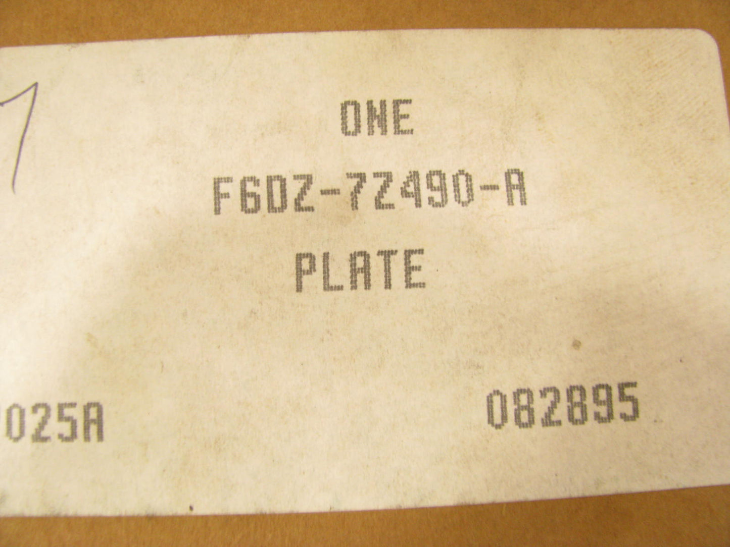 NEW OEM Ford F6DZ-7Z490-A Auto Trans Seperator Plate Gasket 96-97 AX4N 3.0L OHV