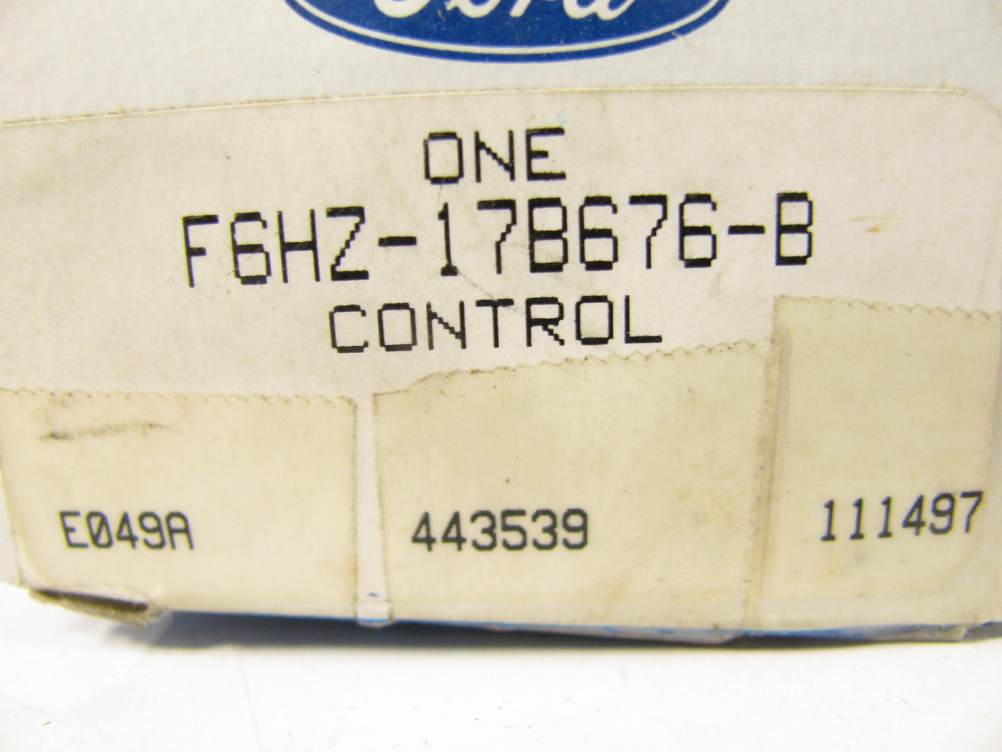 NEW - OEM Ford F6HZ-17B676-B Rear View Mirror Control Switch - F6HT-17B676-BA
